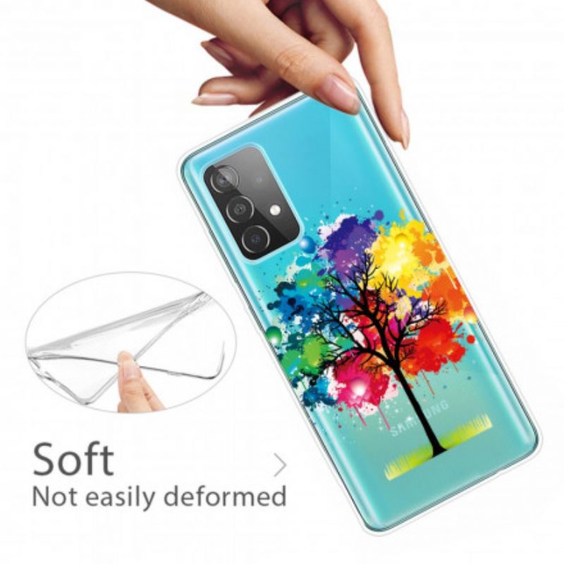 Cover Samsung Galaxy A52 4G / A52 5G / A52s 5G Albero Dell'acquerello