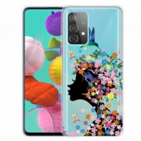 Cover Samsung Galaxy A52 4G / A52 5G / A52s 5G Bella Testa Di Fiore