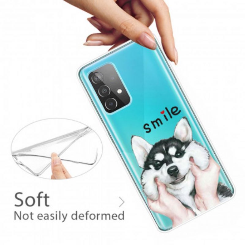 Cover Samsung Galaxy A52 4G / A52 5G / A52s 5G Cane Sorridente