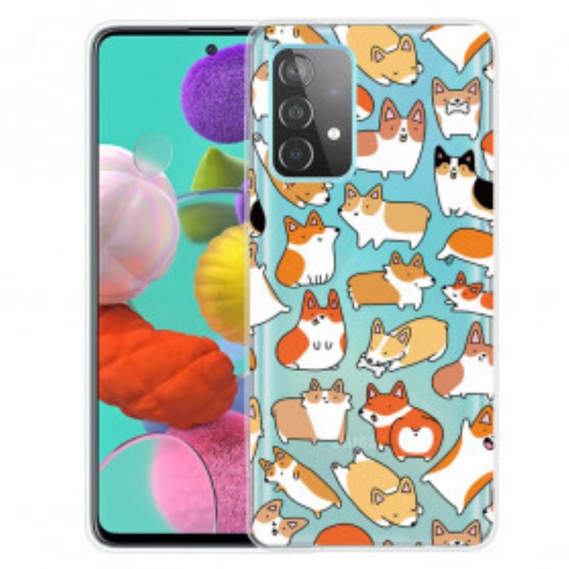 Cover Samsung Galaxy A52 4G / A52 5G / A52s 5G Cani Multipli Senza Soluzione Di Continuità