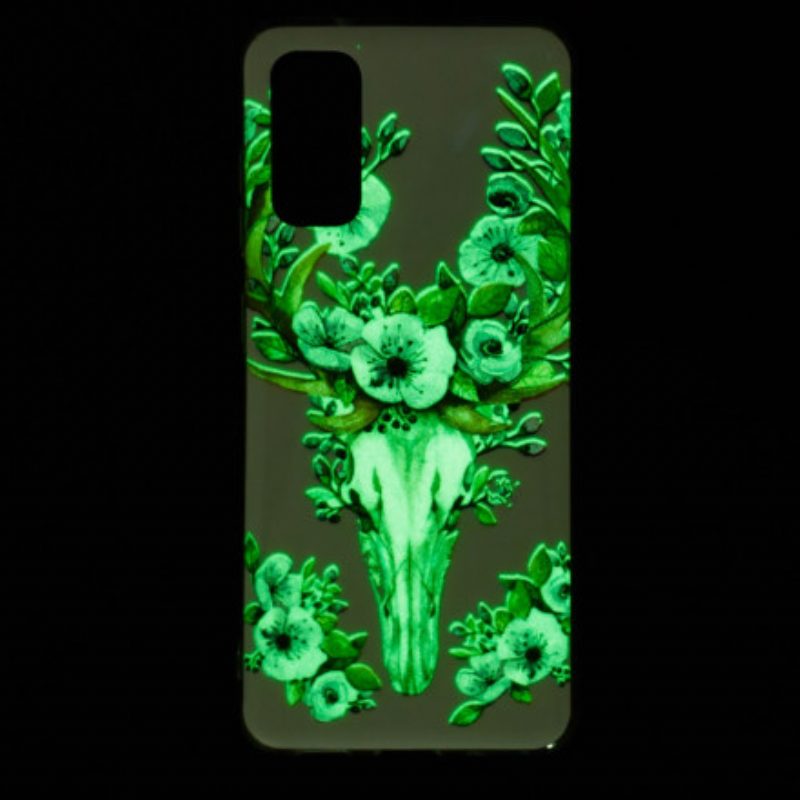 Cover Samsung Galaxy A52 4G / A52 5G / A52s 5G Cervo Maestoso Fluorescente