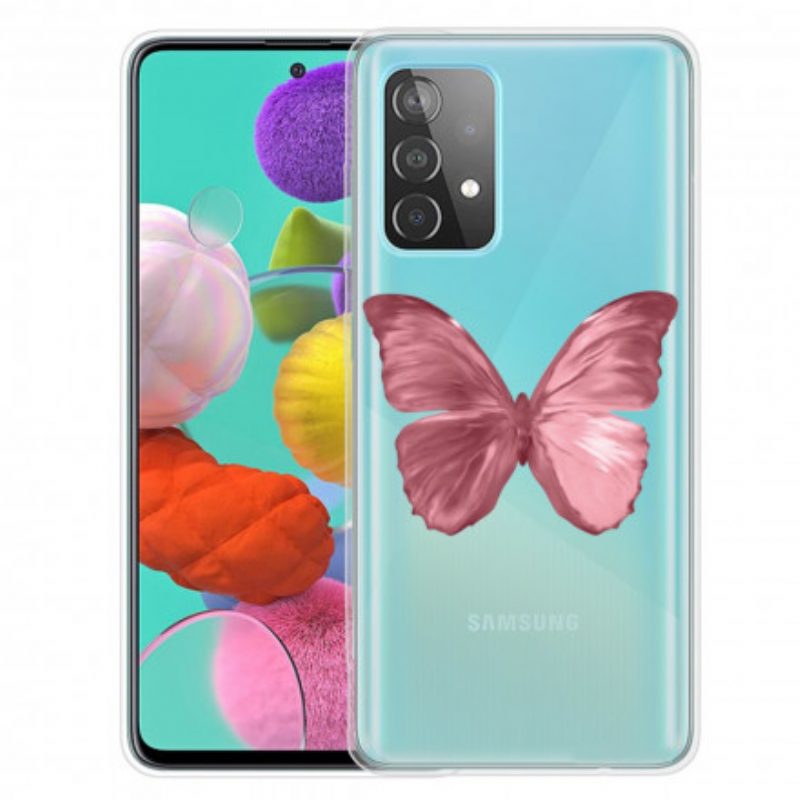 Cover Samsung Galaxy A52 4G / A52 5G / A52s 5G Farfalle Selvatiche