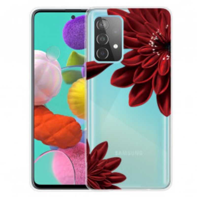 Cover Samsung Galaxy A52 4G / A52 5G / A52s 5G Fiori Selvatici