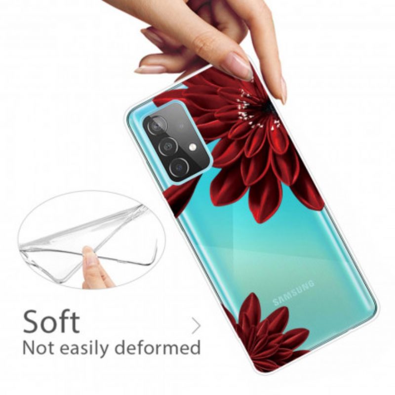 Cover Samsung Galaxy A52 4G / A52 5G / A52s 5G Fiori Selvatici