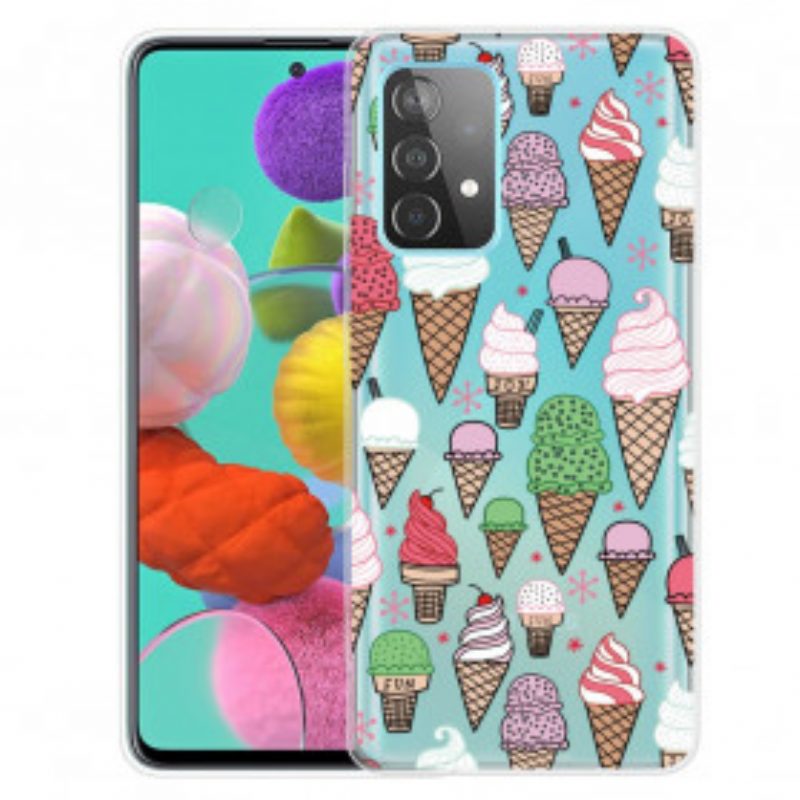 Cover Samsung Galaxy A52 4G / A52 5G / A52s 5G Gelato Alla Crema