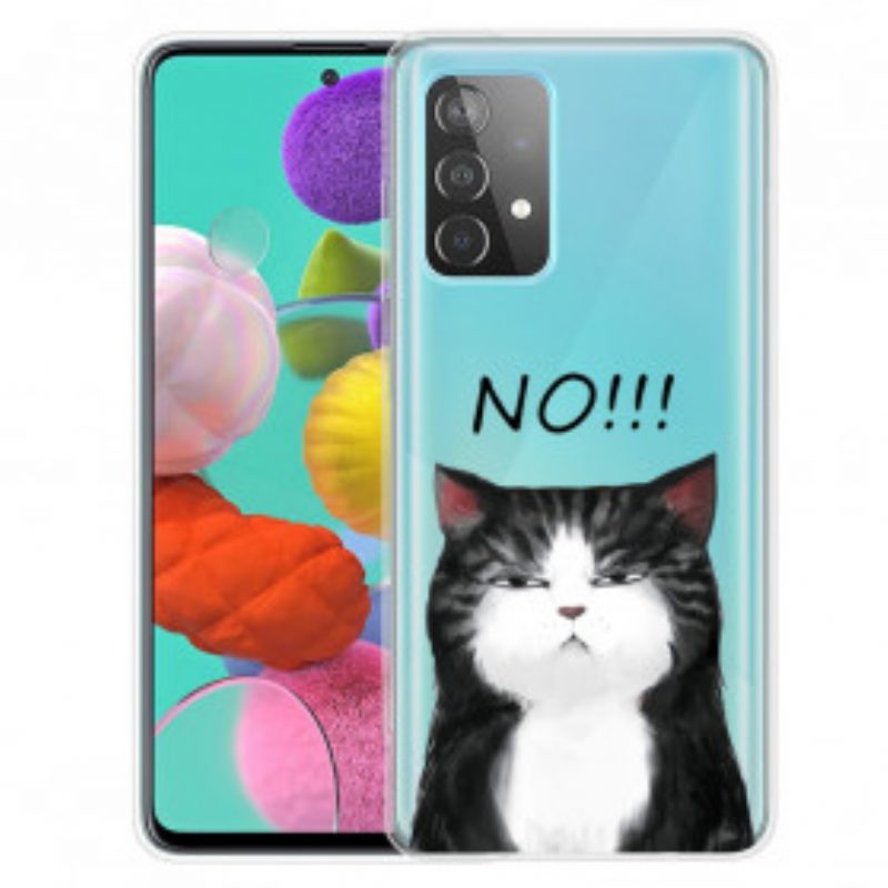 Cover Samsung Galaxy A52 4G / A52 5G / A52s 5G Il Gatto Che Dice Di No