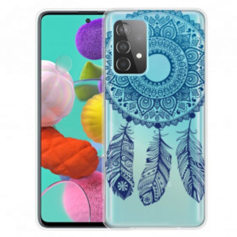 Cover Samsung Galaxy A52 4G / A52 5G / A52s 5G Mandala A Fiore Singolo