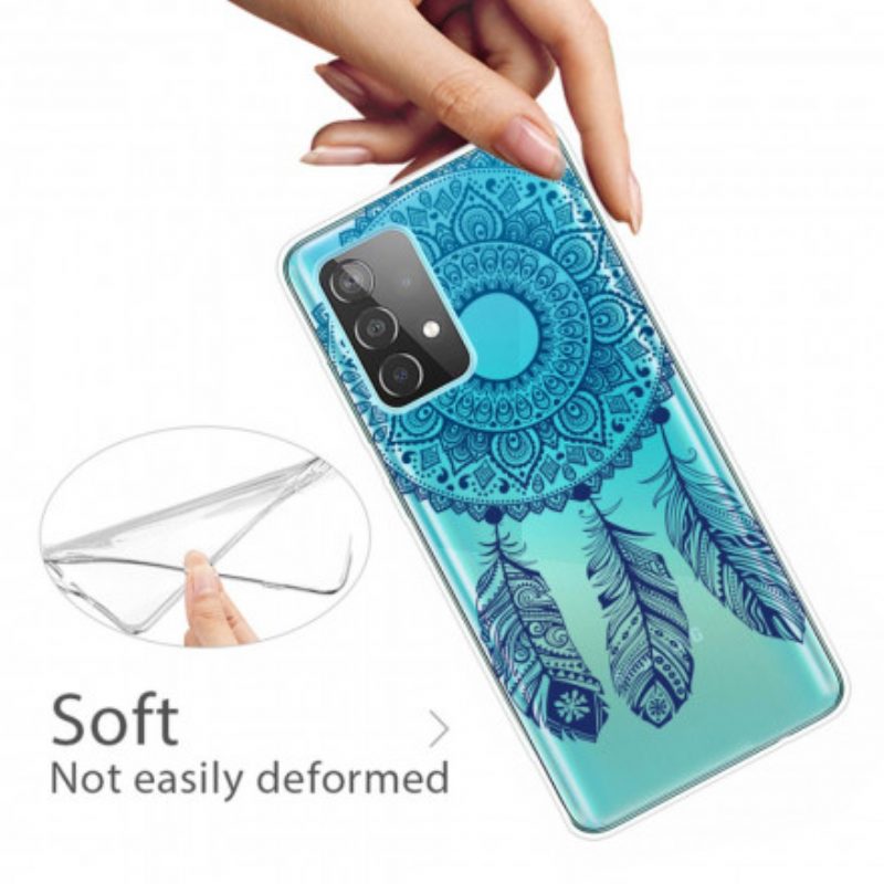 Cover Samsung Galaxy A52 4G / A52 5G / A52s 5G Mandala A Fiore Singolo