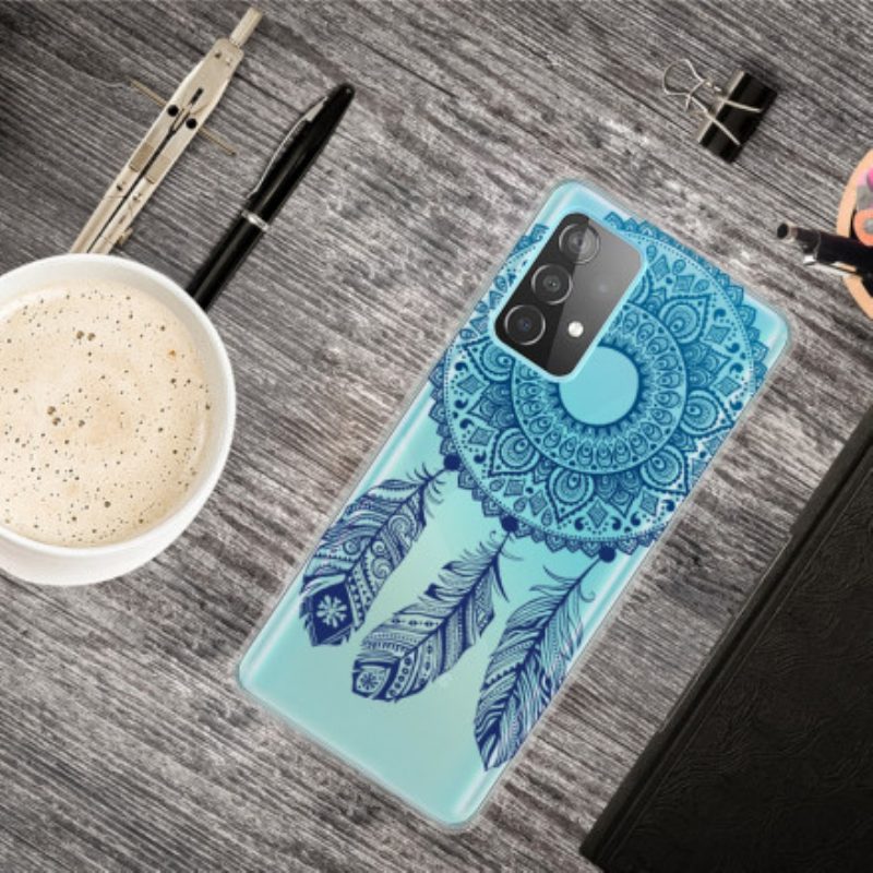 Cover Samsung Galaxy A52 4G / A52 5G / A52s 5G Mandala A Fiore Singolo