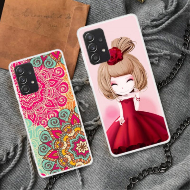 Cover Samsung Galaxy A52 4G / A52 5G / A52s 5G Manga Lady