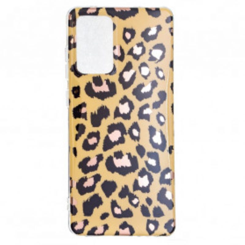 Cover Samsung Galaxy A52 4G / A52 5G / A52s 5G Marmo Stile Leopardo