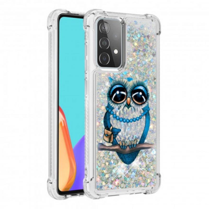 Cover Samsung Galaxy A52 4G / A52 5G / A52s 5G Miss Owl Paillettes