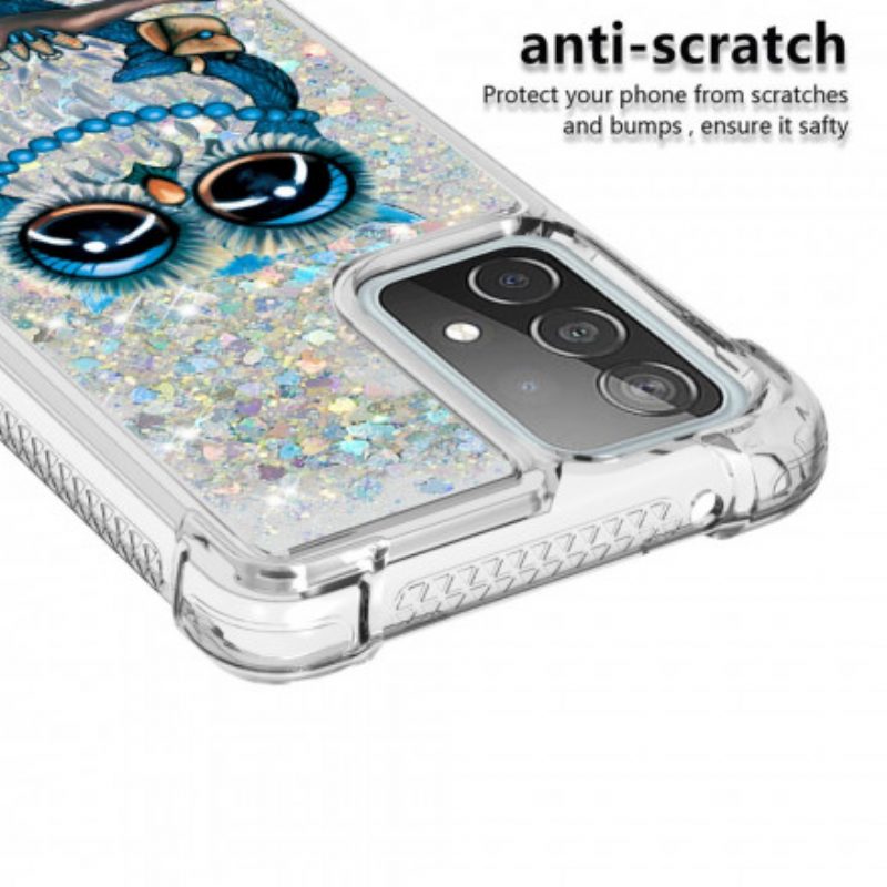 Cover Samsung Galaxy A52 4G / A52 5G / A52s 5G Miss Owl Paillettes