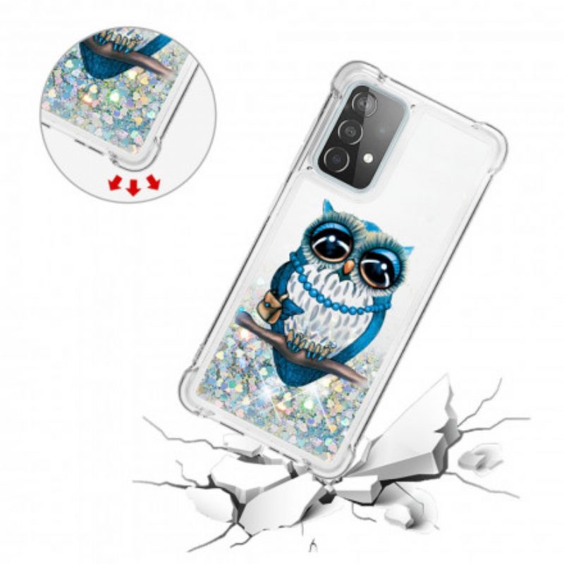 Cover Samsung Galaxy A52 4G / A52 5G / A52s 5G Miss Owl Paillettes