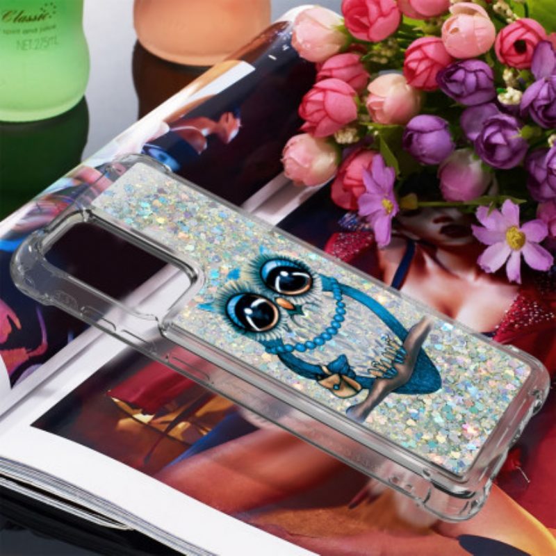 Cover Samsung Galaxy A52 4G / A52 5G / A52s 5G Miss Owl Paillettes