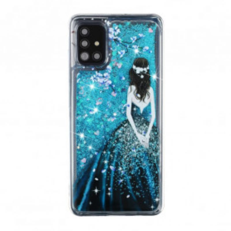 Cover Samsung Galaxy A52 4G / A52 5G / A52s 5G Paillettes Donna