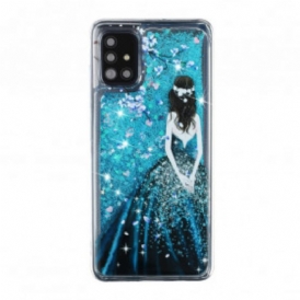 Cover Samsung Galaxy A52 4G / A52 5G / A52s 5G Paillettes Donna