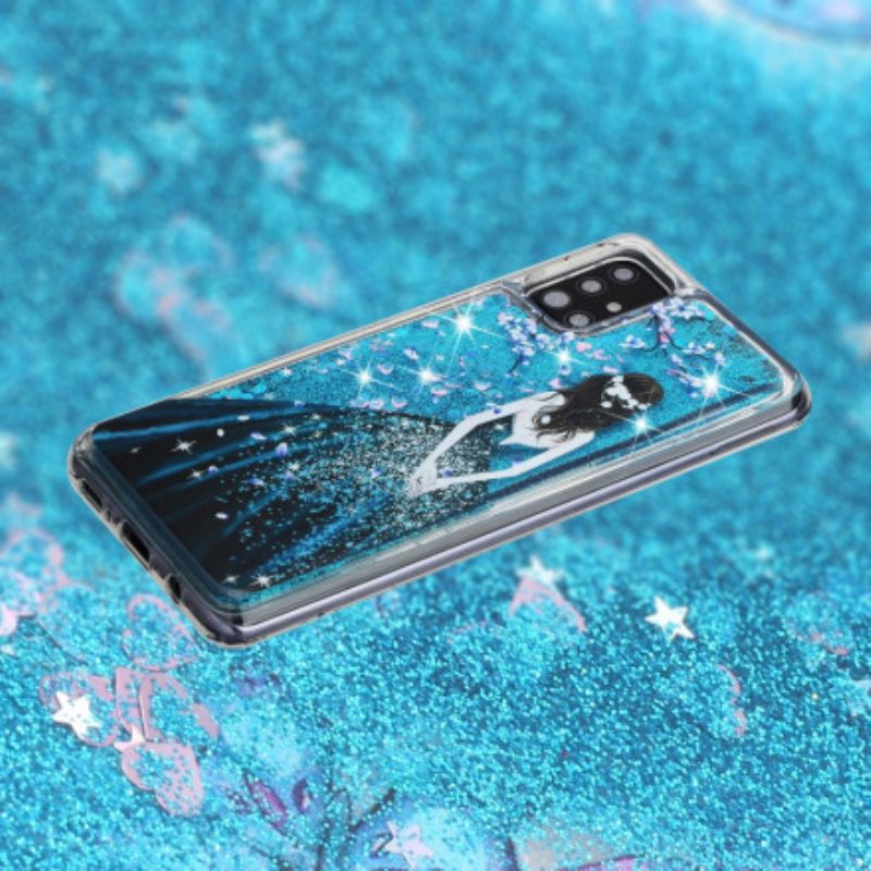 Cover Samsung Galaxy A52 4G / A52 5G / A52s 5G Paillettes Donna