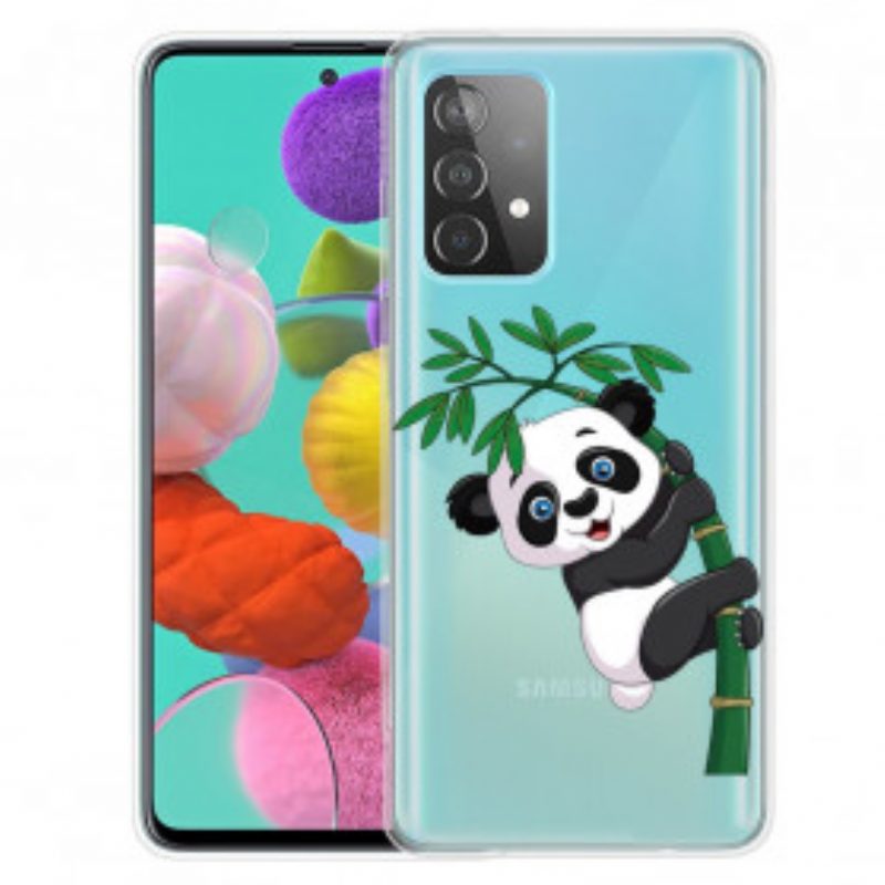 Cover Samsung Galaxy A52 4G / A52 5G / A52s 5G Panda Su Bambù