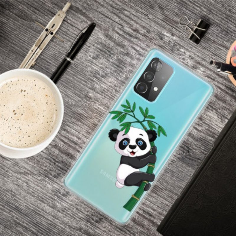 Cover Samsung Galaxy A52 4G / A52 5G / A52s 5G Panda Su Bambù