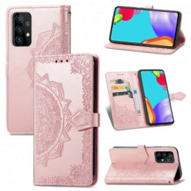 Custodia A Portafoglio Samsung Galaxy A52 4G / A52 5G / A52s 5G Mandala Medioevo