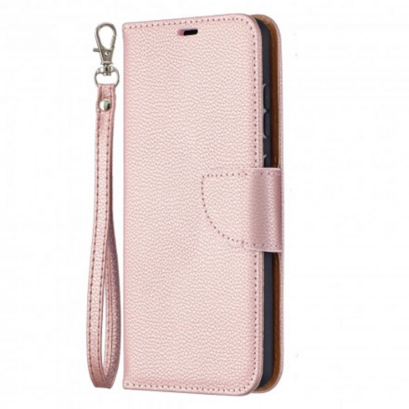 Custodia in pelle Samsung Galaxy A52 4G / A52 5G / A52s 5G Folio Cover Litchi Rabat Obliquo