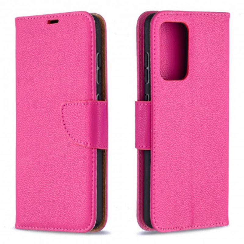 Custodia in pelle Samsung Galaxy A52 4G / A52 5G / A52s 5G Folio Cover Litchi Rabat Obliquo