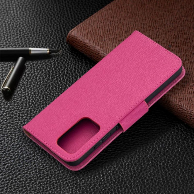 Custodia in pelle Samsung Galaxy A52 4G / A52 5G / A52s 5G Folio Cover Litchi Rabat Obliquo