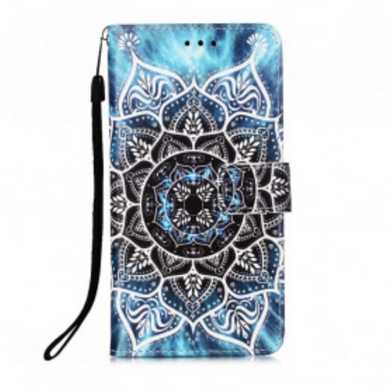 Custodia in pelle Samsung Galaxy A52 4G / A52 5G / A52s 5G Mandala Nel Cielo