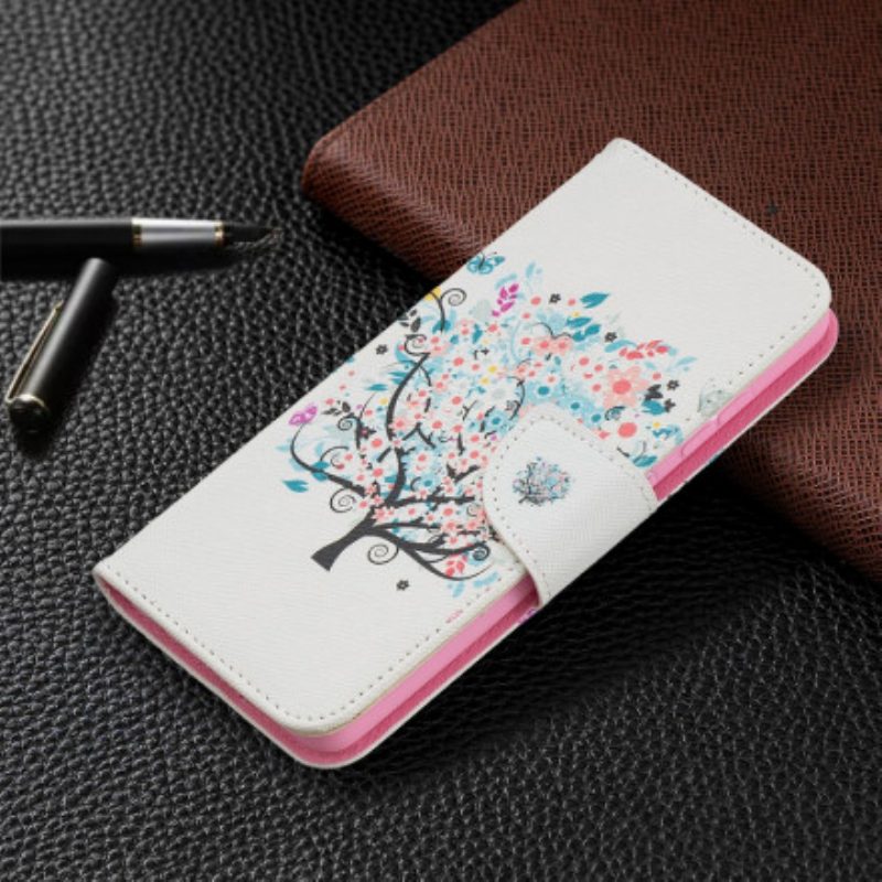 Folio Cover Samsung Galaxy A52 4G / A52 5G / A52s 5G Albero Fiorito