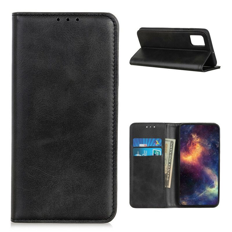 Folio Cover Samsung Galaxy A52 4G / A52 5G / A52s 5G Custodia in pelle Crosta D'epoca In Pelle