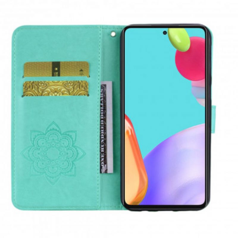 Folio Cover Samsung Galaxy A52 4G / A52 5G / A52s 5G Mandala E Fascino Del Gufo