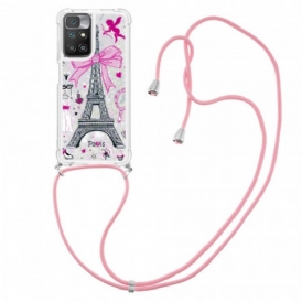 Cover Xiaomi Redmi 10 Al Cordone Della Torre Eiffel