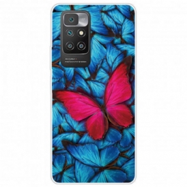 Cover Xiaomi Redmi 10 Farfalle Selvatiche