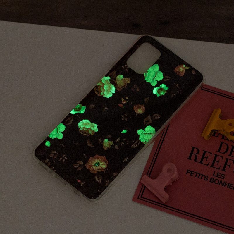 Cover Xiaomi Redmi 10 Fiori Fluorescenti