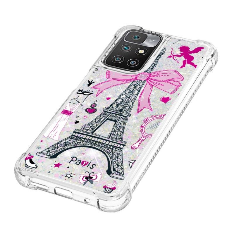 Cover Xiaomi Redmi 10 Le Paillettes Della Torre Eiffel