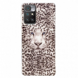 Cover Xiaomi Redmi 10 Leopardo Fluorescente