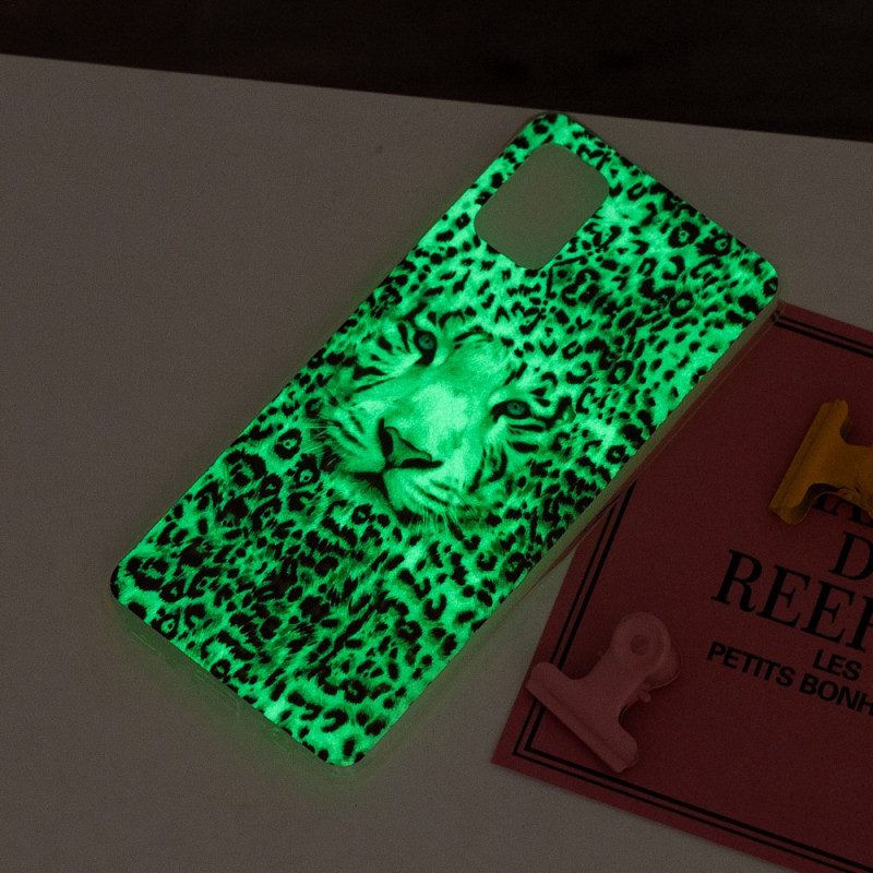 Cover Xiaomi Redmi 10 Leopardo Fluorescente