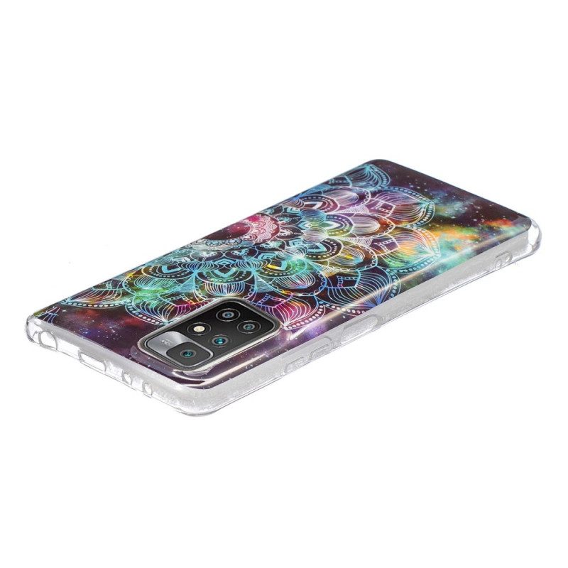 Cover Xiaomi Redmi 10 Mandala Colorato Fluorescente