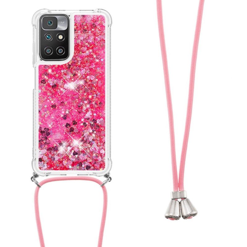 Cover Xiaomi Redmi 10 Paillettes E Coulisse