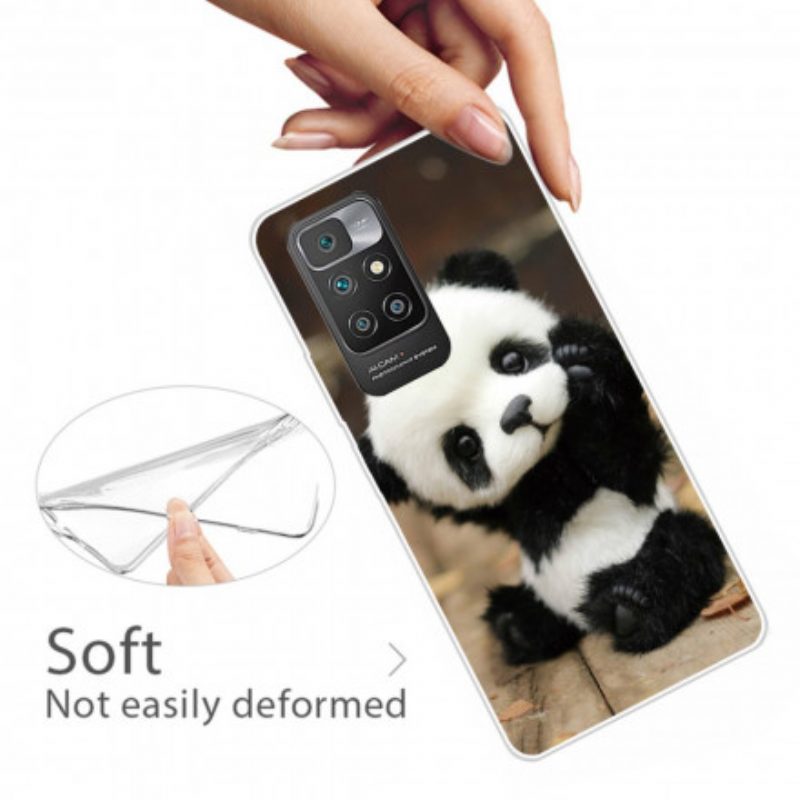 Cover Xiaomi Redmi 10 Panda Flessibile