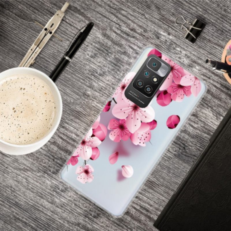 Cover Xiaomi Redmi 10 Piccoli Fiori Rosa