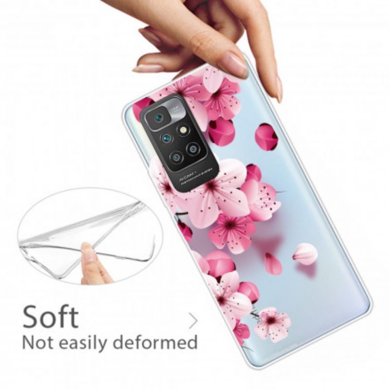 Cover Xiaomi Redmi 10 Piccoli Fiori Rosa