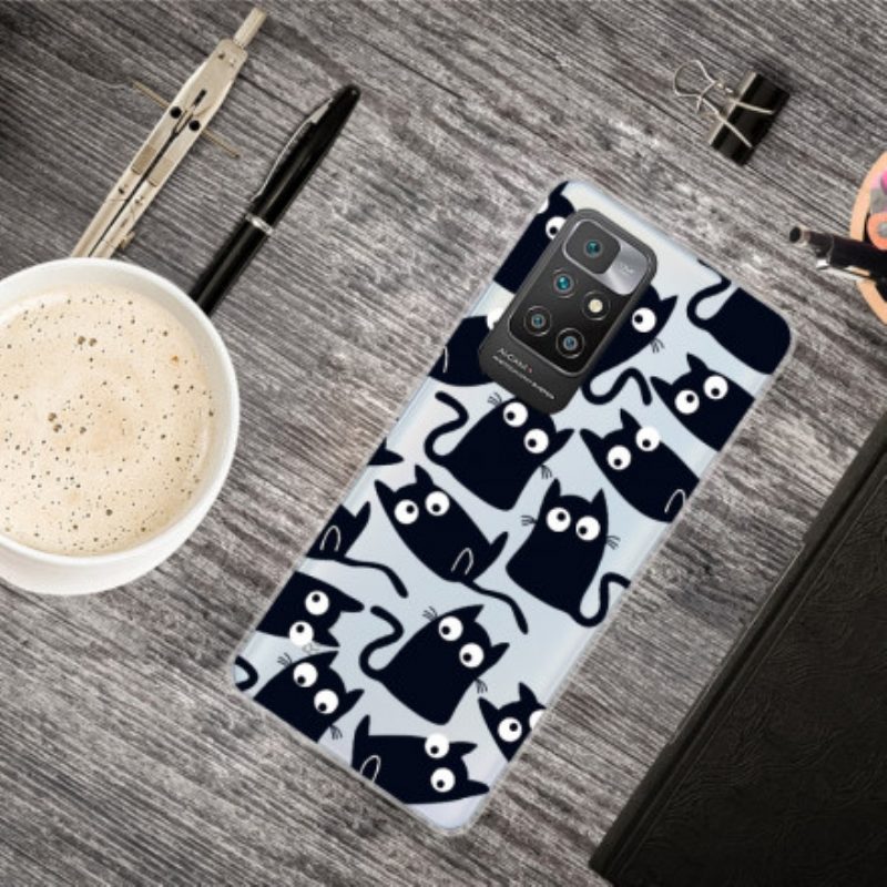 Cover Xiaomi Redmi 10 Più Gatti Neri