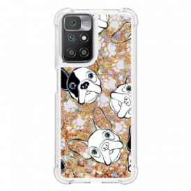 Cover Xiaomi Redmi 10 Signor Cane Paillettes