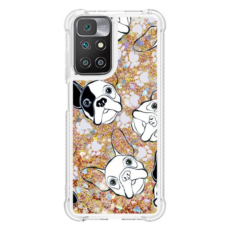 Cover Xiaomi Redmi 10 Signor Cane Paillettes