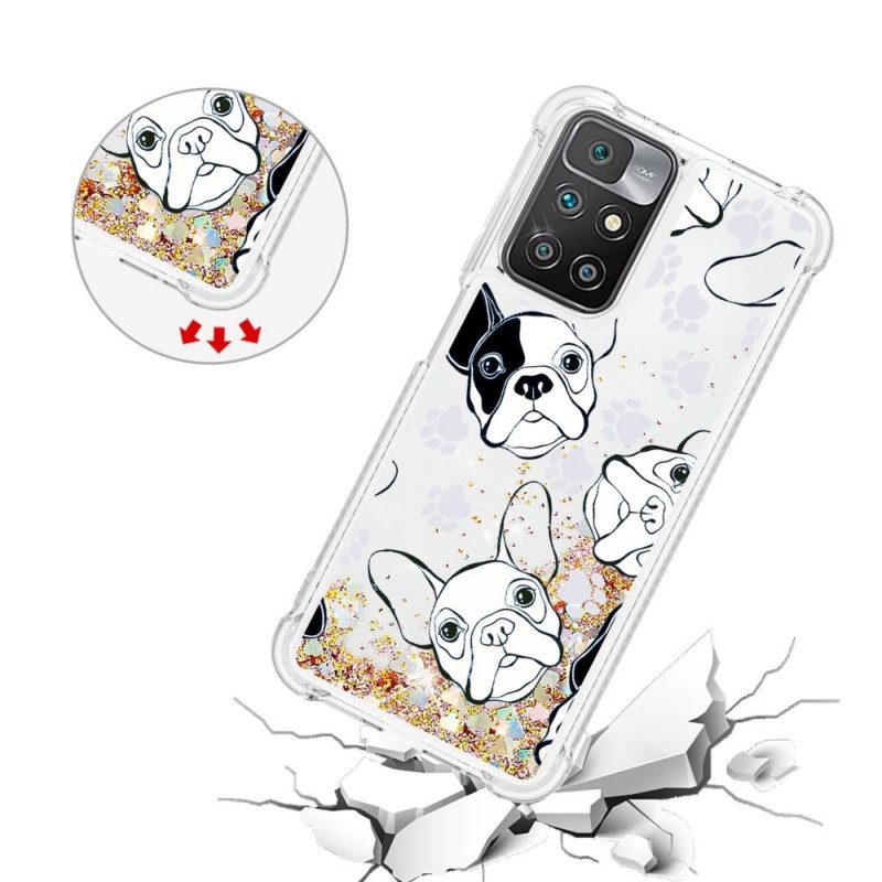 Cover Xiaomi Redmi 10 Signor Cane Paillettes