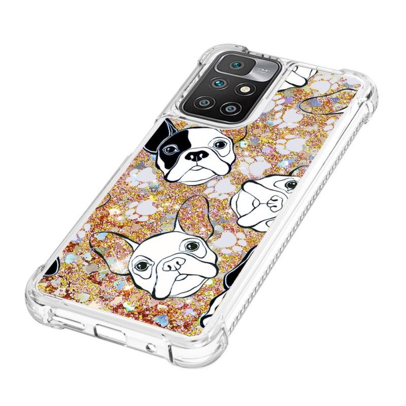 Cover Xiaomi Redmi 10 Signor Cane Paillettes