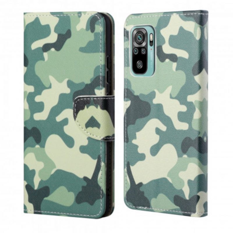 Custodia in pelle Xiaomi Redmi 10 Camuffare