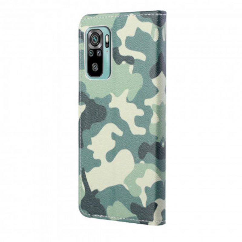 Custodia in pelle Xiaomi Redmi 10 Camuffare